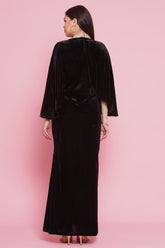 Black Velvet Gown
